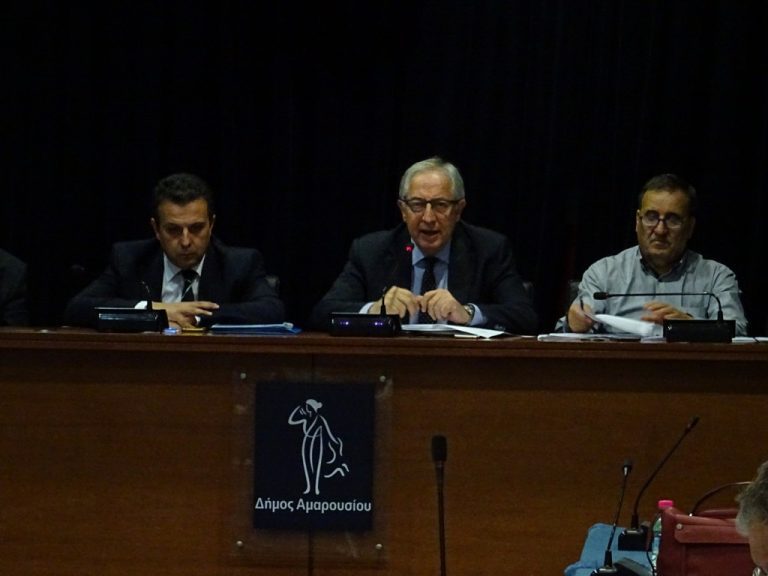 Με μεγάλη επιτυχία διεξήχθη η πρώτη συνεδρίαση της Δημοτικής Επιτροπής Διαβούλευσης Αμαρουσίου για την περίοδο 2019-2023 παρουσία του Δημάρχου Θεόδωρου Αμπατζόγλου
