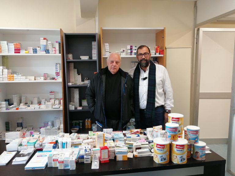 Μεγάλη ποσότητα φαρμάκων και παιδικών τροφών προσέφερε ο Εξωραϊστικός –Εκπολιτιστικός Σύλλογος Σωρού Λάκκα Κόττου «Ο Άγιος Ελευθέριος»