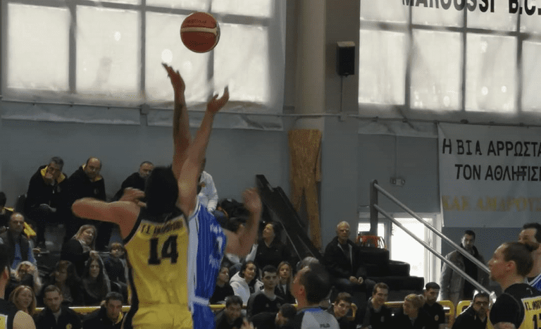 Μαρούσι – Εθνικός 83-78  Παραμένει σε τροχιά ανόδου για την Α2