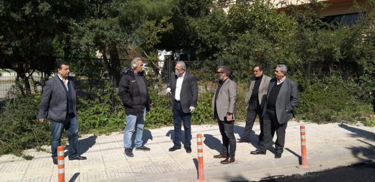 Αυτοψία από τον Δήμαρχο Αμαρουσίου Θεόδωρο Αμπατζόγλου σε εκτελούμενα έργα στην περιοχή Σωρού