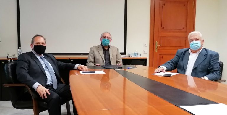 Συνάντηση του Δημάρχου Αμαρουσίου Θεόδωρου Αμπατζόγλου με τον Πρόεδρο του ΙΓΕ Βασίλειο Έξαρχο – Δήμος Αμαρουσίου