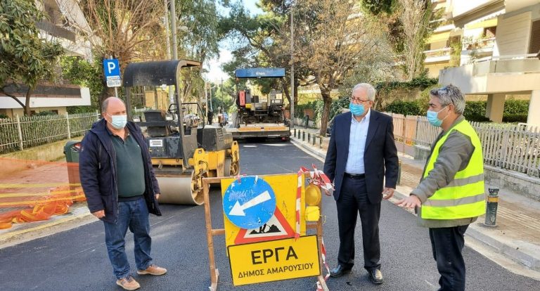 Αυτοψίες του Δημάρχου Αμαρουσίου Θεόδωρου Αμπατζόγλου σε έργα στο Μαρούσι – Δήμος Αμαρουσίου