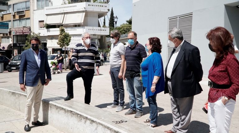 Αυτοψίες του Δημάρχου Αμαρουσίου Θ. Αμπατζόγλου σε έργα καθαριότητας, πρασίνου και τεχνικών συντηρήσεων σε διάφορα σημεία της πόλης – Δήμος Αμαρουσίου