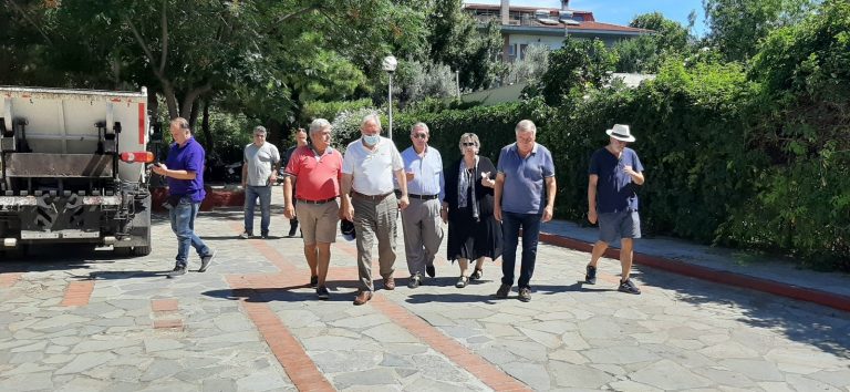 Αυτοψία του Δημάρχου Αμαρουσίου Θ. Αμπατζόγλου στην περιοχή του Ψαλιδίου, σε εργασίες καθαρισμών, αποψιλώσεων & συντήρησης πρασίνου – Δήμος Αμαρουσίου