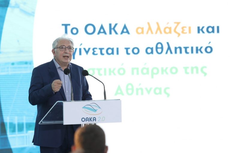 Χαιρετισμός του Δημάρχου Αμαρουσίου Θ. Αμπατζόγλου στην εκδήλωση παρουσίασης του Master Plan ανάπλασης του ΟΑΚΑ – Δήμος Αμαρουσίου