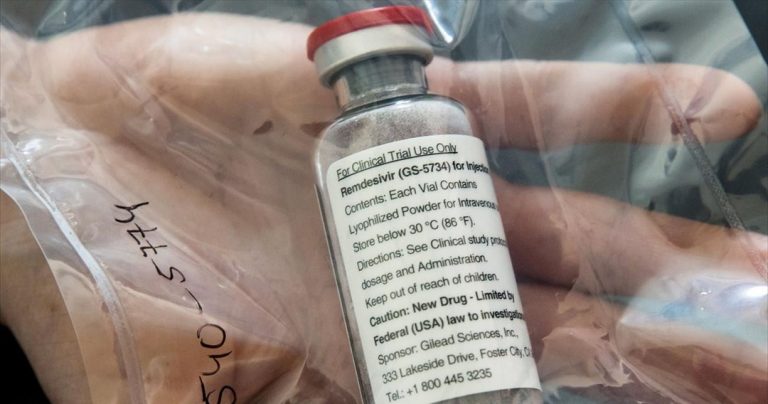 Η θεραπεία με remdesivir δε βελτιώνει την επιβίωση
