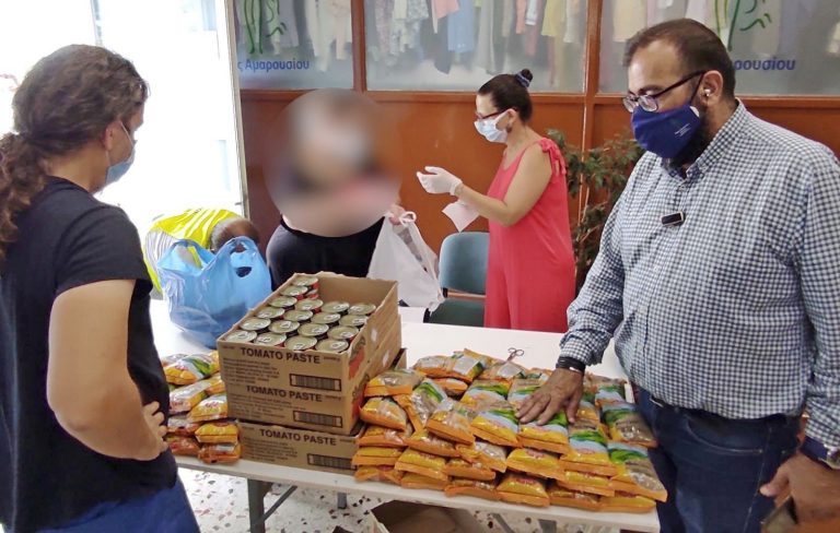 Διανομή ειδών Παντοπωλείου στο Δήμο Αμαρουσίου προς τους ωφελούμενους του προγράμματος ΤΕΒΑ – Δήμος Αμαρουσίου