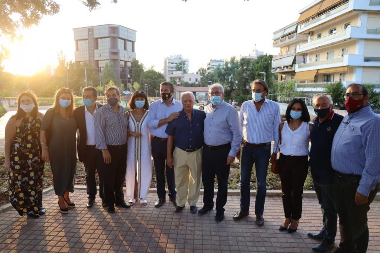 Παραδόθηκε στους πολίτες του Αμαρουσίου η αναπλασμένη πλατεία του Κοινόχρηστου Χώρου 9760 (οδός Αγ. Αθανασίου – Σωρός) – Δήμος Αμαρουσίου