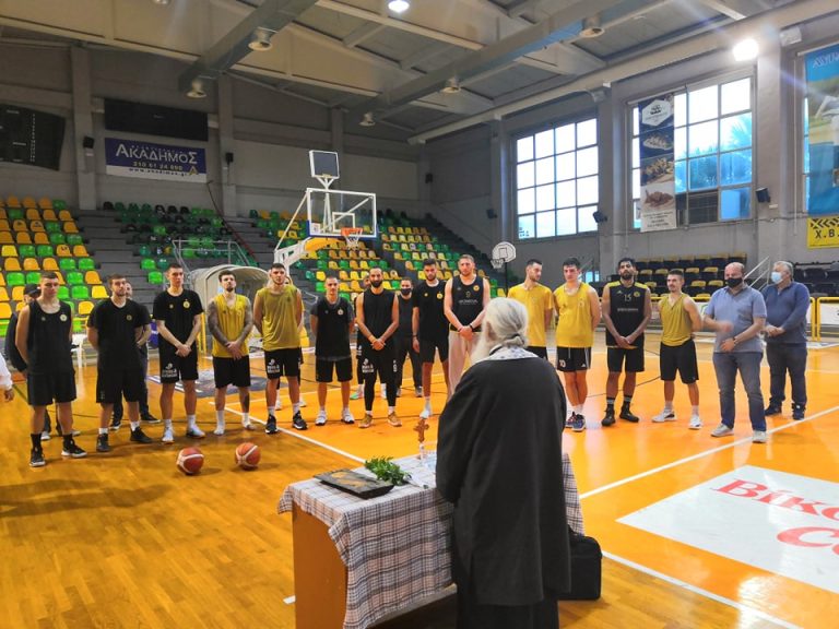 Aγιασμός για την ομάδα μπάσκετ του ΓΣΑ – ΓΥΜΝΑΣΤΙΚΟΣ ΣΥΛΛΟΓΟΣ ΑΜΑΡΟΥΣΙΟΥ