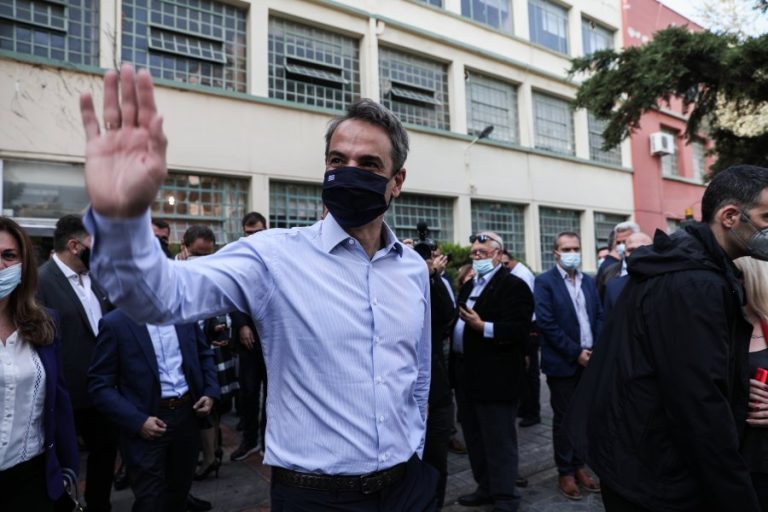 Μητσοτάκης από τις εσωκομματικές εκλογές στο Γαλάτσι: «Η ΝΔ είναι το μεγάλο πατριωτικό μέτωπο ρεαλισμού και προόδου»