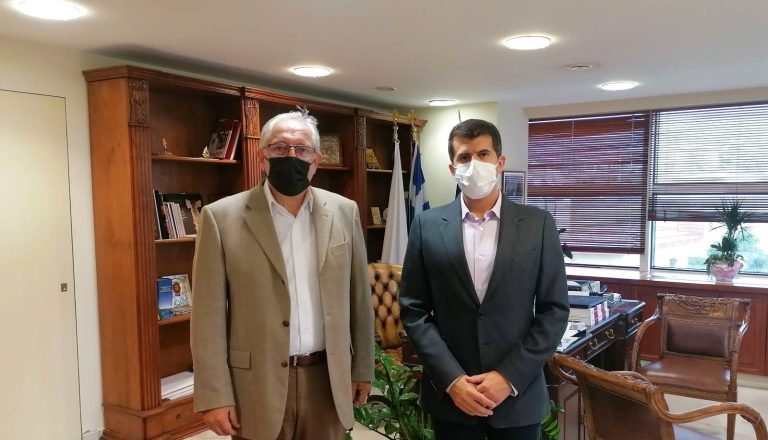Συνάντηση του Δημάρχου Αμαρουσίου Θεόδωρου Αμπατζόγλου με τον Πρόεδρο της ΟΣΥ ΑΕ Βασίλη Ξυπολυτά – Δήμος Αμαρουσίου