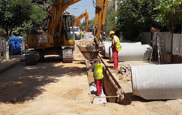 Ολοκληρώθηκε και το δεύτερο μεγάλο έργο ομβρίων στο Χαλάνδρι – Αντιπλημμυρική ασπίδα 1.800.000τ.μ. στην πόλη – Δήμος Χαλανδρίου