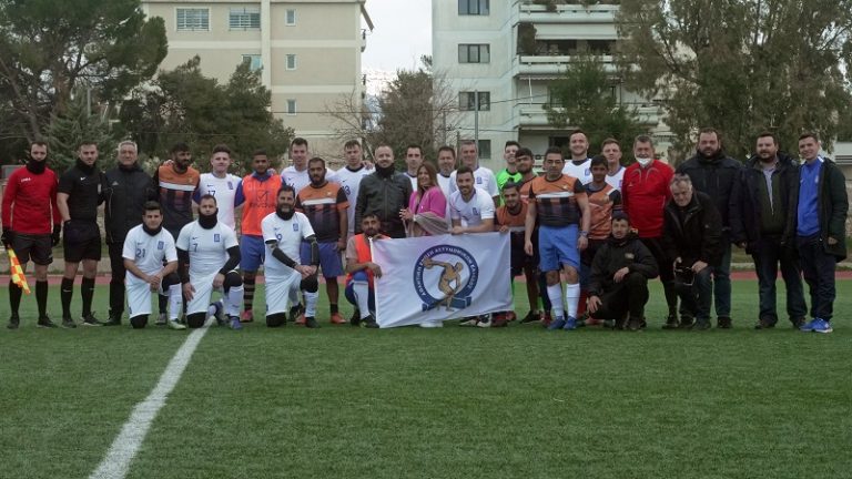 Ηχηρό μήνυμα κατά του ρατσισμού στον ποδοσφαιρικό αγώνα αστυνομικών – Ρομά Χαλανδρίου – Δήμος Χαλανδρίου