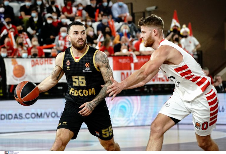 Μονακό – Ολυμπιακός 78-77: Κρατά την τύχη στα χέρια του, στο ΣΕΦ θα κριθεί το final four