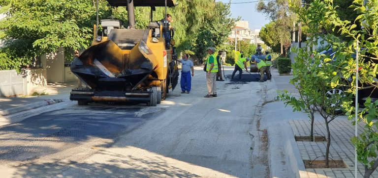 Καινούριοι δρόμοι και στο Πάτημα Χαλανδρίου – Ξεκίνησαν τα έργα  οδοστρώσεων – Δήμος Χαλανδρίου