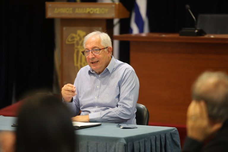Συνάντηση εργασίας του Δημάρχου Αμαρουσίου Θ. Αμπατζόγλου με την εκπαιδευτική κοινότητα του 6ου Λυκείου και 5ου Γυμνασίου για τη μεταστέγαση του 6ου Λυκείου Αμαρουσίου – Δήμος Αμαρουσίου