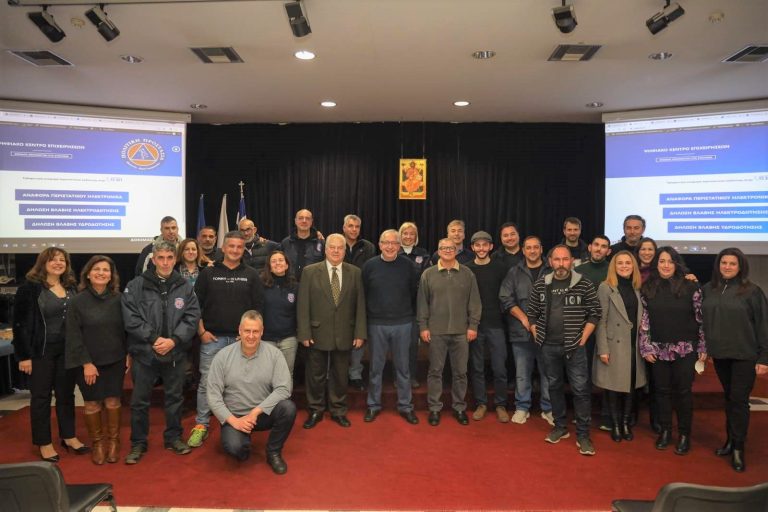 Ο Δήμαρχος Αμαρουσίου Θεόδωρος Αμπατζόγλου παραβρέθηκε στην κοπή της πρωτοχρονιάτικης πίτας των Εθελοντών Πολιτικής Προστασίας του Δήμου – Δήμος Αμαρουσίου