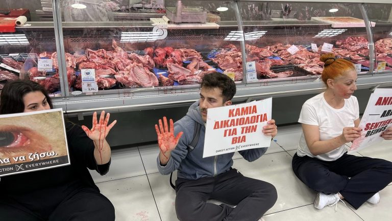 Πειραιάς: Παρέμβαση ακτιβιστών για την “σφαγή του Πάσχα”