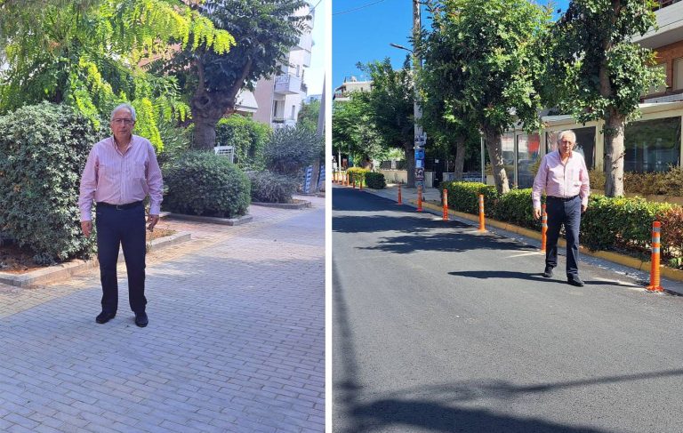 Αυτοψίες του Δημάρχου Αμαρουσίου Θεόδωρου Αμπατζόγλου σε έργα αποκατάστασης οδοστρώματος στην πόλη – Δήμος Αμαρουσίου