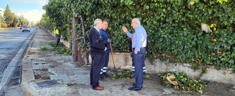 Τον καλλωπισμό της περίφραξης του Δάσους Συγγρού επί της Λ. Κηφισίας και τον καθαρισμό των πεζοδρομίων επιμελήθηκε η Υπηρεσία Καθαριότητας του Δήμου Αμαρουσίου – Δήμος Αμαρουσίου