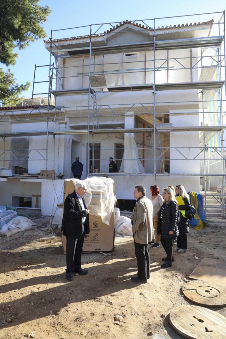 Σε πορεία ολοκλήρωσης το έργο αποκατάστασης και αξιοποίησης του εμβληματικού κτιρίου της Βίλας Λουμίδη στο Μαρούσι – Δήμος Αμαρουσίου