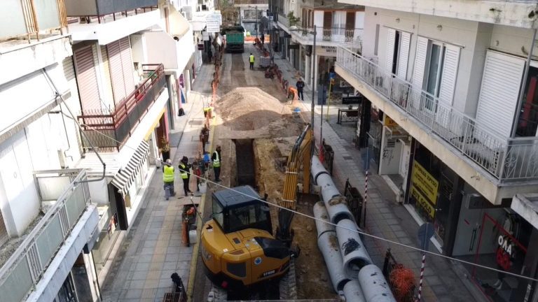 Σε εξέλιξη τα αντιπλημμυρικά έργα στο Κέντρο του Αμαρουσίου – Δήμος Αμαρουσίου