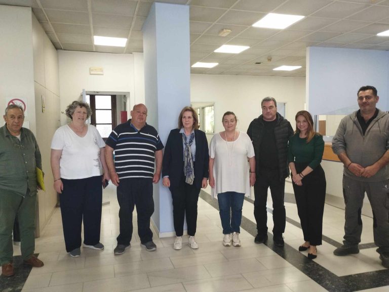 Επίσκεψη της υποψήφιας Ευρωβουλευτού Εύης Χριστοφιλοπούλου στον Δήμο Πεντέλης