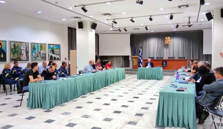 Συνεδρίαση του Τοπικού Συντονιστικού Οργάνου Πολιτικής Προστασίας υπό τον Δήμαρχο Αμαρουσίου Θ. Αμπατζόγλου ενόψει της αντιπυρικής περιόδου 2024 – Δήμος Αμαρουσίου