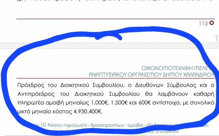 Δήμος Χαλανδρίου: «Τα γραπτά μένουν και δείχνουν ποιος ψεύδεται» – Δήμος Χαλανδρίου