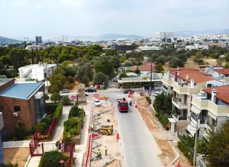 Προχωρά με ταχείς ρυθμούς το έργο «Ολοκληρωμένης ανάπλασης του κεντρικού οδικού άξονα της Κυπρίων Αγωνιστών» στην περιοχή Νέο Μαρούσι – Δήμος Αμαρουσίου