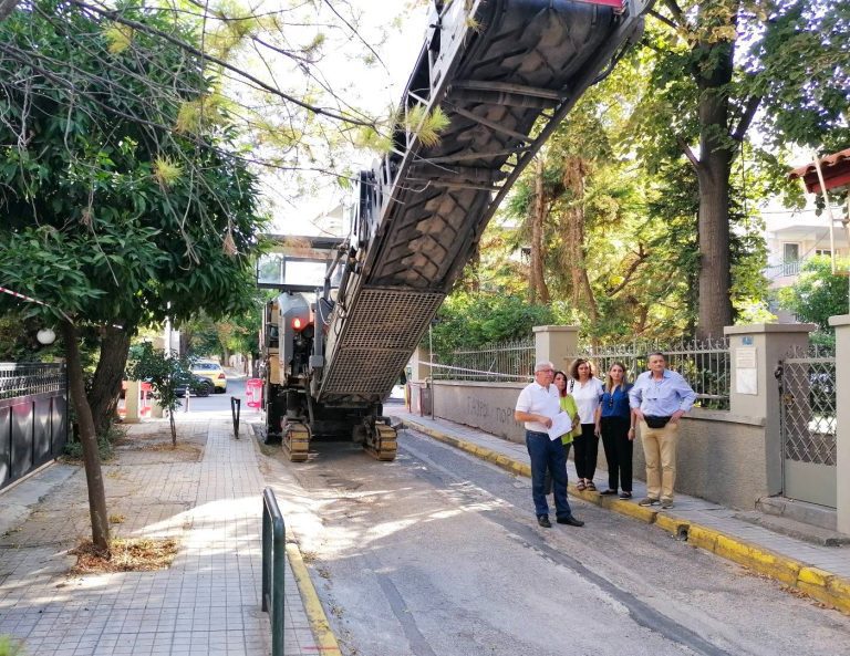 Σε εξέλιξη το μεγάλο έργο “Ανακατασκευής και Συντήρησης οδών” στο Δήμο Αμαρουσίου – Δήμος Αμαρουσίου