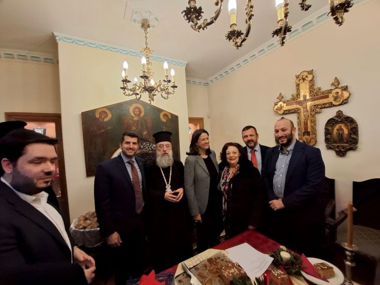 Στην τελετή για την κοπή της βασιλόπιτας της Ιεράς Μητροπόλεως Κηφισίας, Αμαρουσίου, Ωρωπού και Μαραθώνος εκπροσωπήθηκε ο Δήμος Αμαρουσίου – Δήμος Αμαρουσίου