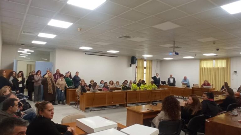 Πραγματοποιήθηκε η κοπή της Πρωτοχρονιάτικης Πίτας των εργαζομένων του Δήμου Πεντέλης
