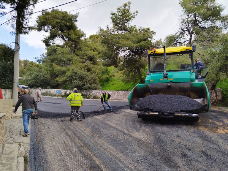 Συνέχεια ασφαλτοστρώσεων στις περιοχές των Αναβρύτων και της Νέας Λέσβου – Δήμος Αμαρουσίου