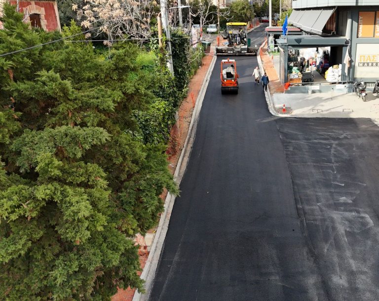 Συνέχεια ασφαλτοστρώσεων στις περιοχές των Αγίων Αναργύρων, Σωρού και Κοκκινιάς – Δήμος Αμαρουσίου