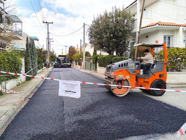 Συνέχεια ασφαλτοστρώσεων στις περιοχές Στούντιο Α και Νέο Μαρούσι – Δήμος Αμαρουσίου