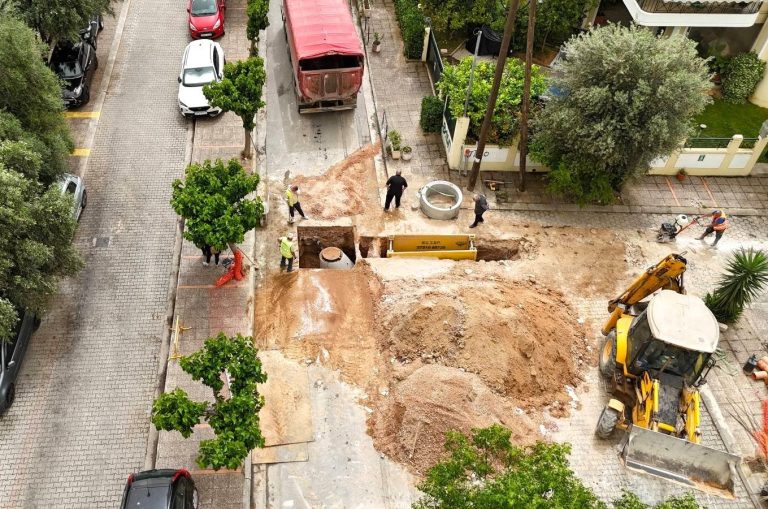 Το έργο “Επεκτάσεις και αποκαταστάσεις υφιστάμενων αγωγών ακάθαρτων και ομβρίων” στον Άγιο Θωμά – Δήμος Αμαρουσίου