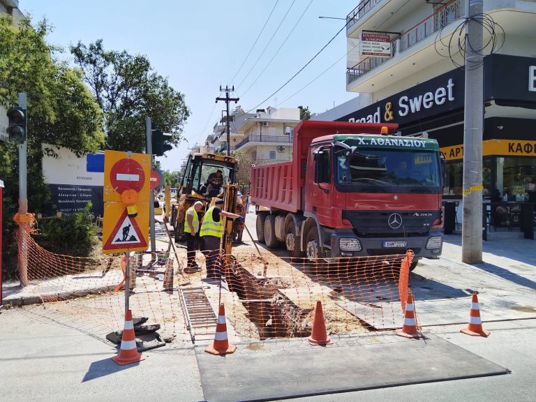 Το έργο “Επεκτάσεις και αποκαταστάσεις υφιστάμενων αγωγών ακάθαρτων και ομβρίων” στο Πολύδροσο (επί της Πηγάσου) – Δήμος Αμαρουσίου