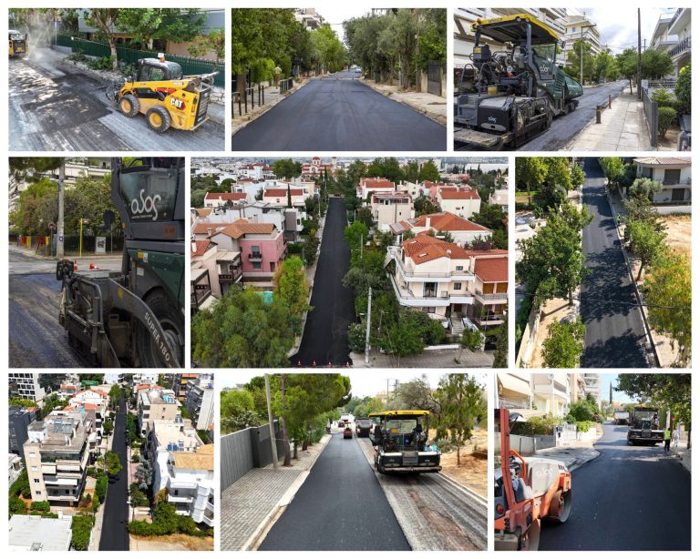 Συνέχεια ασφαλτοστρώσεων σε Ψαλίδι, Παράδεισο και Πολύδροσο – Δήμος Αμαρουσίου