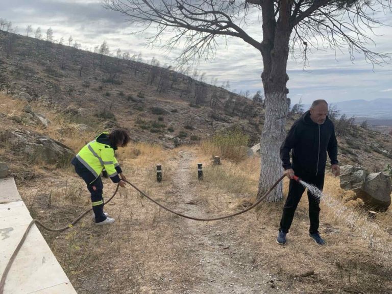 Συμβολική δενδροφύτευση & πότισμα στον Άγιο Γιάννη τον Λατόμο