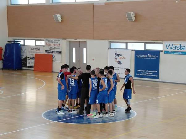 Άνετη νίκη των Παίδων της Νίκης Αμαρουσίου απέναντι στη Σχολή Μωραΐτη – 75-40 – Νίκη Αμαρουσίου