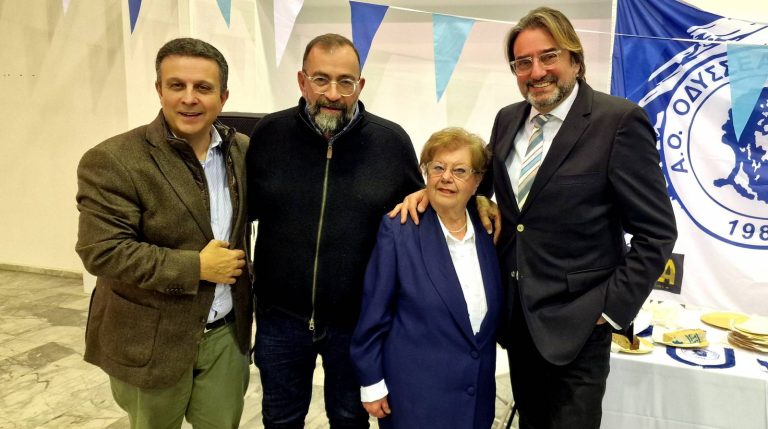 Εκπροσώπηση του Δήμου Αμαρουσίου στην κοπή Βασιλόπιτας του Α.Ο. Οδυσσέα Αμαρουσίου – Δήμος Αμαρουσίου