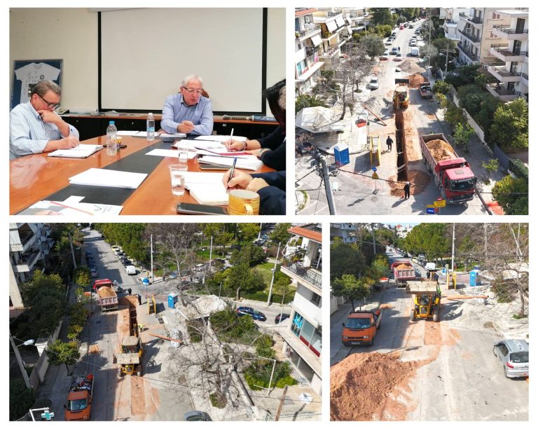 Το έργο “Επεκτάσεις και αποκαταστάσεις υφιστάμενων αγωγών ακάθαρτων και ομβρίων” στην περιοχή της Αγίας Φιλοθέης (επί της οδού Νίκης) – Δήμος Αμαρουσίου