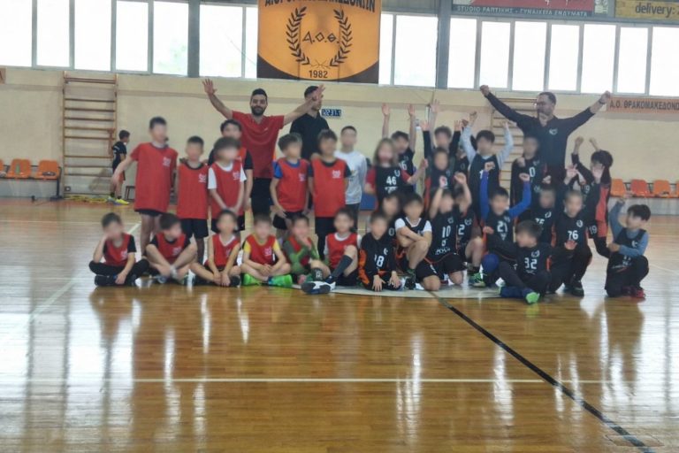 Μπασκετική δράση και πολλά χαμόγελα στο φιλικό των ακαδημιών μπάσκετ της Νίκης απέναντι στους Θρακομακεδόνες – Νίκη Αμαρουσίου